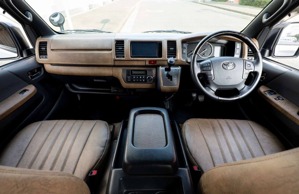 HiAce Interior Panel — full cockpit view