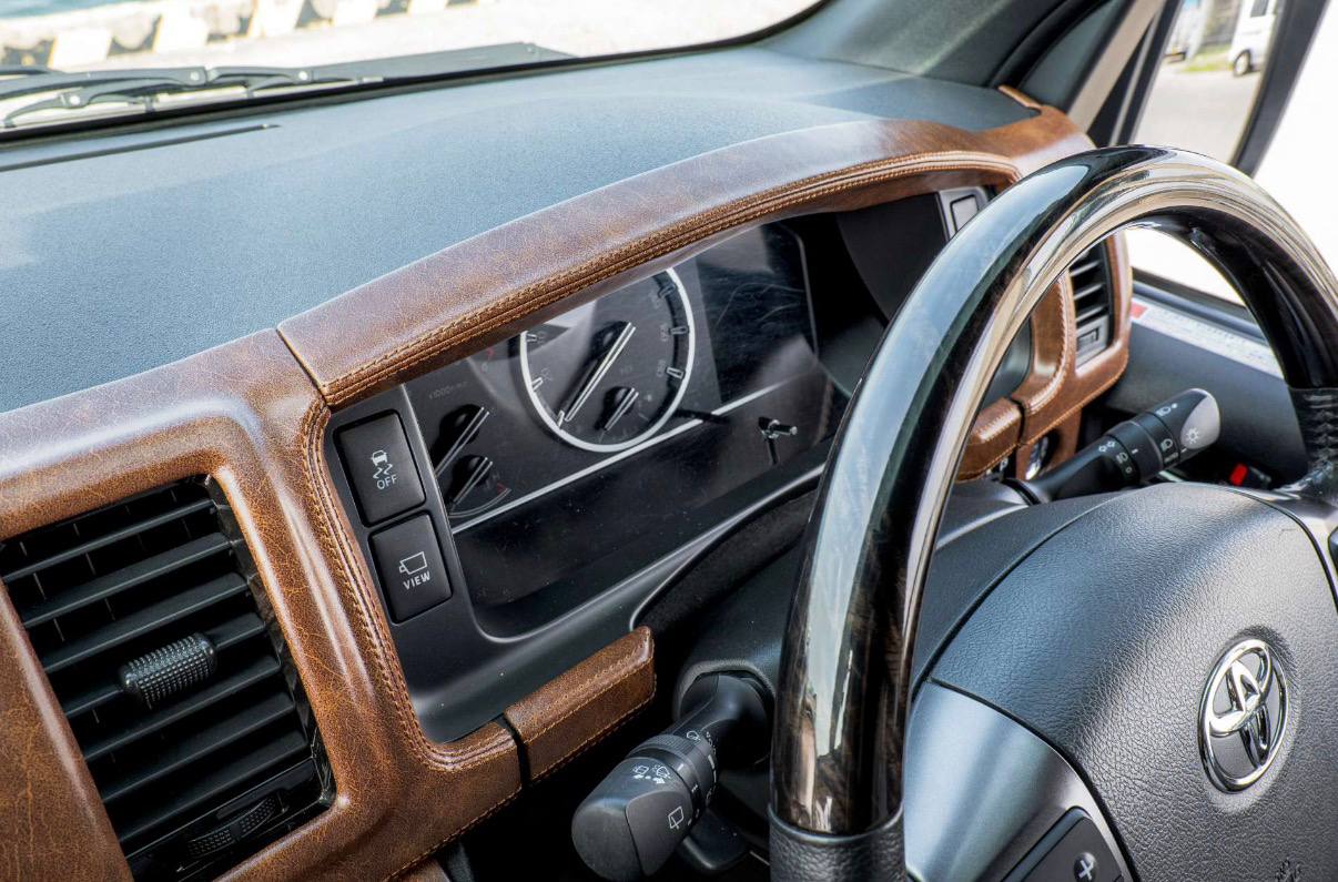 HiAce Interior Panel — meter panel detail