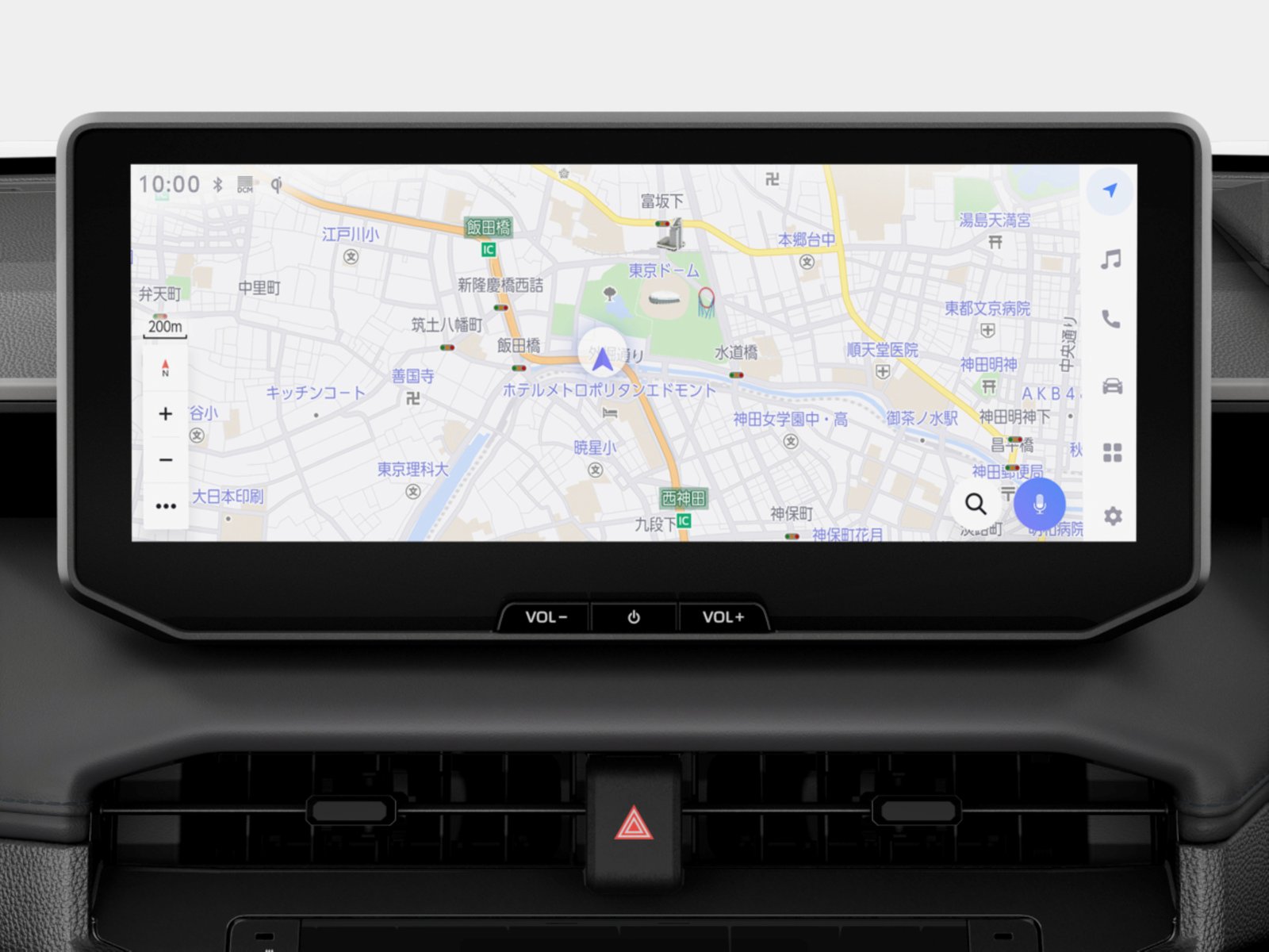 新型ハイラックスの12.3インチHDディスプレイ