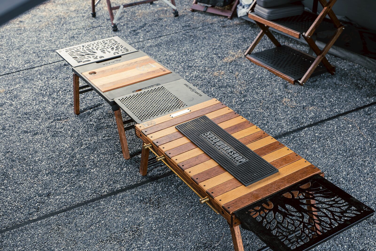 BLACK DESIGN × 5050 WORKSHOP 折りたたみテーブル