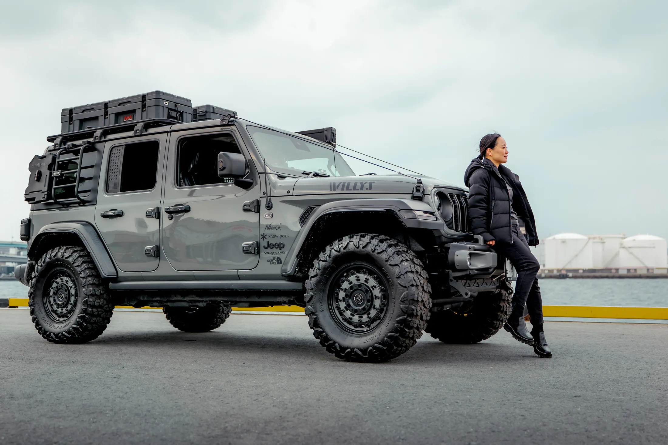 JEEPラングラーのサイドプロフィール